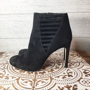 Via Spiga Suede Heeled Ankle Boots
